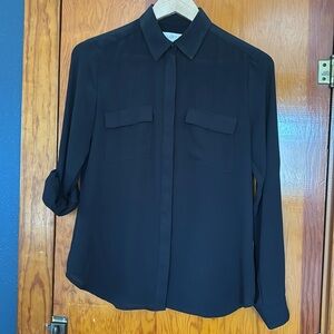 LOFT blouse XS black